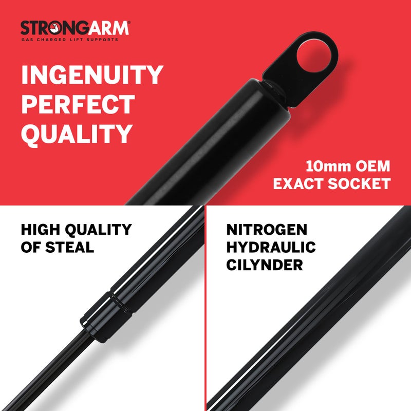 Strongarm 6462, 25 Inch Extended Length, Hood Lift Support, Compatible with 2009-2012 Chevrolet Traverse - Image 2